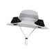 thumbnail image 2 of Sombrero de pescador con ventilador solar ajustable para exteriores, universal, recargable y ligero. Gris claro, 2 of 9