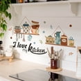 thumbnail image 4 of WHEANG Wall Decor Kitchen Tableware English Wall Stickers Restaurant Kitchen Decoration Wall Stickers Self Adhesive Wall Stickers, 4 of 4