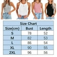 thumbnail image 2 of Askfv Womens Tank Tops Summer Tanks Cami Sleeveless Tops Basic Blouses, 2 of 4