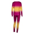 thumbnail image 3 of Sunisery Women Tracksuit Tie Dye Print Long Sleeve Sweatshirt Long Pants Outfits, 3 of 7
