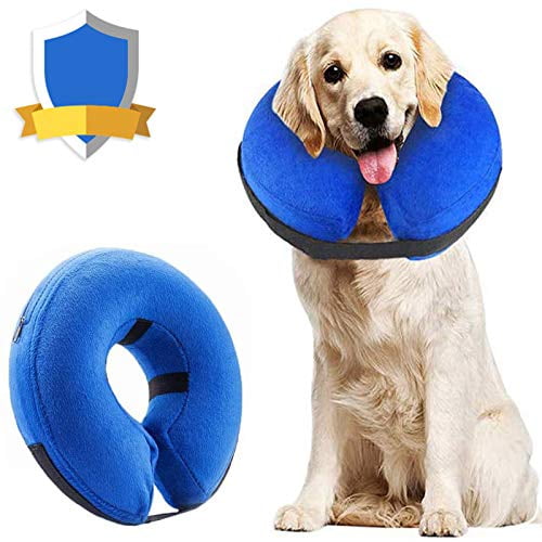 Laboratory 29 Inflatable Dog Collar Dog Surgery Recovery Collar Soft Cone for Dogs and Cats Washable Bite and Scratch Resistant 