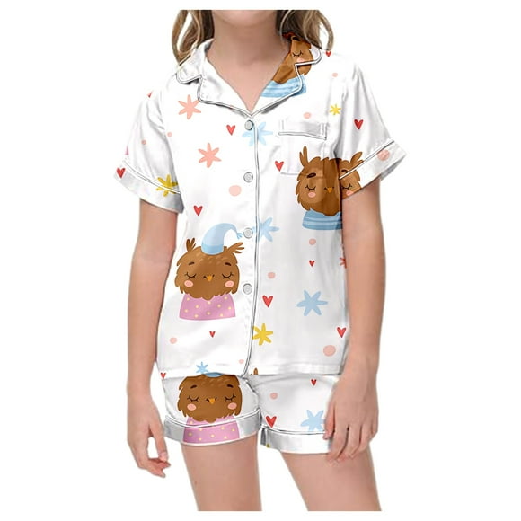 Luvoko Child 4t Girls Top Dinosaur Outfit for Boys Pretty Girls Pajamas Baby Outfits for Boys Girl Clothes 2t Rainbow Clothes for Girls New Born Girls Clothes 5t Girls Baby Girl Footed Pajamas