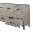 thumbnail image 4 of Ameriwood Home Beaumont 7 Drawer Dresser, Black Oak, 4 of 9