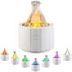 thumbnail image 2 of Simulated Flame Diffuser Bonfire Air Humidifier Ultrasonic Cool Mist Maker Fogger LED Essential Oil Lamp Difusor, 2 of 5