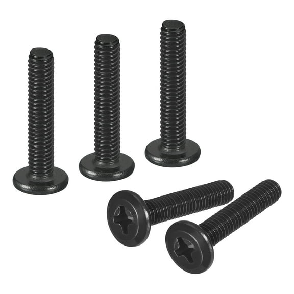 25Pack M4-0.7 x 20mm Flat Round Head Machine Screws, Phillips Drive Fastener