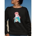 thumbnail image 2 of Manga Girl W Kimono Sweatshirt Women -Image by Shutterstock, Female Medium, 2 of 4
