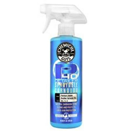 Chemical Guys P40-Detailer+Spray White Carnauba Quick Detailer UV Protectant (16 (Best Quick Detailer For White Cars)