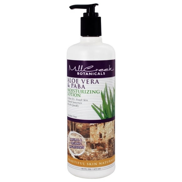 Mill Creek Botanicals - Everyday Formula Body Lotion Aloe Vera & PABA - 14 fl. oz.