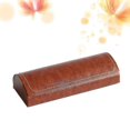 thumbnail image 5 of Estuche para anteojos Estuche de cuero para anteojos con cierre magnético para hombres y mujeres (marrón) WQB, 5 of 5