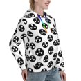 thumbnail image 6 of Lsque Gear Tools Pattern Casual Women's Hoodie,Hooded Sweatshirt with Kangaroo Pocket,Pullover Hoodie with Eye-catching Drawstrings-Small, 6 of 7