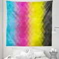 thumbnail image 1 of Abstract Tapestry, Colorful Geometric Vertical Pattern Modern Mosaic Design Illustration, Fabric Wall Hanging Decor for Bedroom Living Room Dorm, 5 Sizes, Multicolor, by Ambesonne, 1 of 1