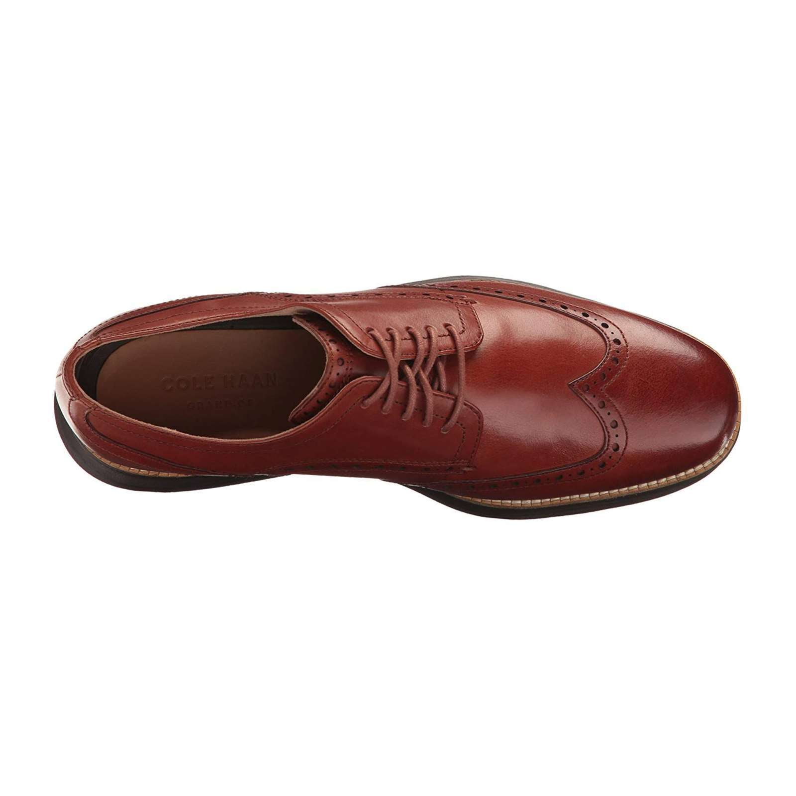 Cole Haan Original Grand Short Wing Oxford Woodbury/Java 