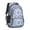 Geometric Mandala White, variant on Geometric Stripe Red Pattern Backpack for School, Cute School Bag with Adjustable Shoulder Straps and Padded Back, 16.9"x12.6"x5.9"