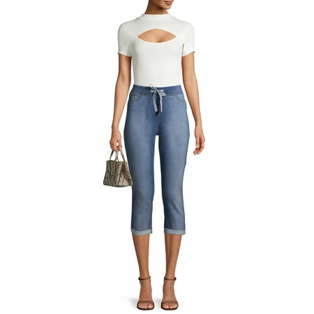 boundaries capri juniors dorm pull pants crop walmart