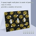 thumbnail image 4 of 2 Gang Light Switch Cover Plate Yellow Dollar Sign Wall Plate Decorate Electrical Outlet Cover Plates 4.56”x4.48”, 4 of 8