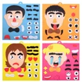 thumbnail image 2 of Expressions DIY Felt Fabric Handmade Stickers Toys, Puzzle Change Kids Educational Toys ,Teaching Aids For Children Gong Bohan unisex, 2 of 2