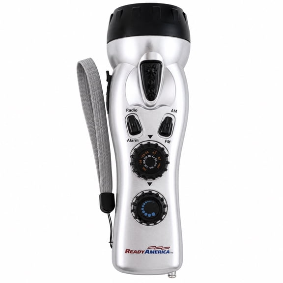 Emergency Power Station for Blackouts with Solar Radio, USB & LED Light