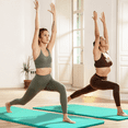 thumbnail image 6 of BalanceFrom Yoga Mat, 1" Extra Thick Exercise Pilates Workout Mat, 71" x 24", Aqua Blue, 6 of 6