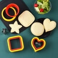 thumbnail image 3 of 3 uds cortadores de sándwich estrella conveniente sellador de ahorro de tiempo crimpadora multifuncional hogar cocina sándwiches pasteles Herramientas y accesorios para hornear Forma cuadrada Bewildely HA077890-02, 3 of 6