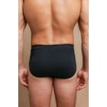 thumbnail image 3 of Men's Cottonique M27712 Latex Free Organic Cotton Briefs - 2 Pack (Black L), 3 of 4