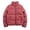 Red, variant on Fesfesfes Coat for Women Solid Color Long Sleeve Paras Windproof Padded Clothes Jacket Coat On Sale