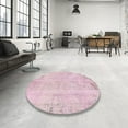 thumbnail image 3 of Ahgly Company Indoor Rectangle Abstract Pink Abstract Area Rugs, 3' x 5', 3 of 6