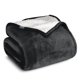 thumbnail image 1 of Bare Home Manta de Cama de Felpa Sherpa Mullida y Suave, Reversible, Liviana, Tamaño Matrimonial/queen, Negra, 1 of 6