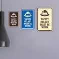 thumbnail image 5 of Signs ByLITA Portrait Round Safety helmet must be worn Sign (Red) - Medium, 5 of 5