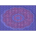 thumbnail image 1 of Ahgly Company Indoor Rectangle Patterned Bright Purple Area Rugs, 5' x 8', 1 of 6