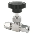 thumbnail image 3 of 304 Stainless Steel Needle Valve, 2-Way Tightness Delicate  High Pressure Needle Valve, For Water Gas Liquid Strong Connection Ф1/4, 3 of 8