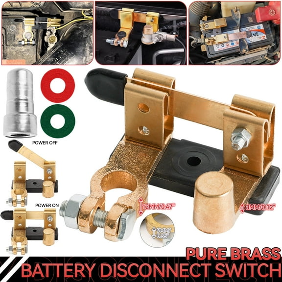OEMASSIVE Battery Isolator Switch Disconnect Power Cut Off Kill for Car Vehicle RV Auto