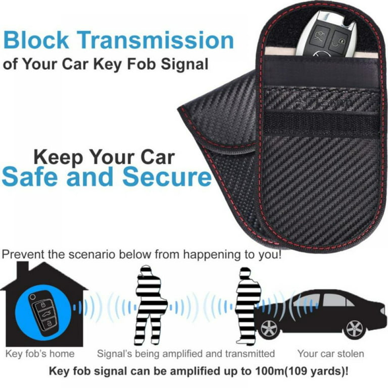 2020 Rfid Signal Blocking Bag Cover Signal Blocker Case Faraday Cage Pouch  For Keyless Car Keys Radiation Protection Cell Phone - Key Case For Car -  AliExpress