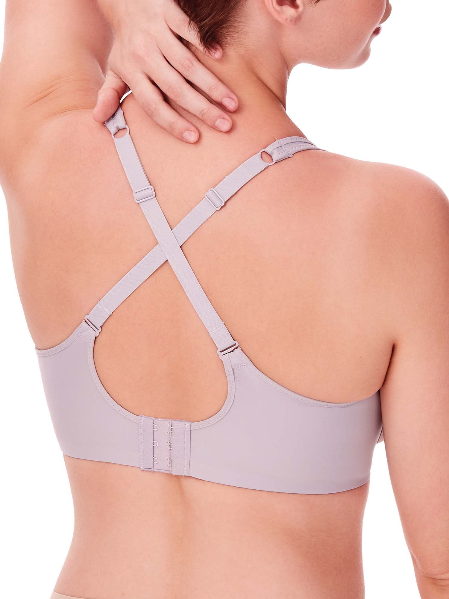 Bali Underwire Bra One Smooth U Ultra Light Convertible Straps Adjustable 3439