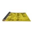 thumbnail image 2 of Ahgly Company Indoor Rectangle Abstract Yellow Modern Area Rugs, 8' x 10', 2 of 4
