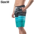 thumbnail image 2 of Pantalones cortos a rayas para hombre Pantalones de playa para hombre Pantalones cortos sueltos de verano de secado rápido Pantalones para surfear, 2 of 5