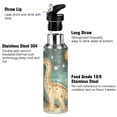 thumbnail image 3 of Yayeee 20oz Insulated Water Bottle Double Wall Stainless Steel with Flip Straw Lid, Dinosaur with Stars, 3 of 7