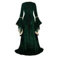 thumbnail image 3 of Vestido de disfraz Kranchungel medieval renacentista verde para mujer, 3 of 6