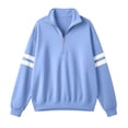 thumbnail image 3 of cocolona Fall Sweatshirts for Women Half Zip Pullover Long Sleeve Trendy Casual Tops, 3 of 6