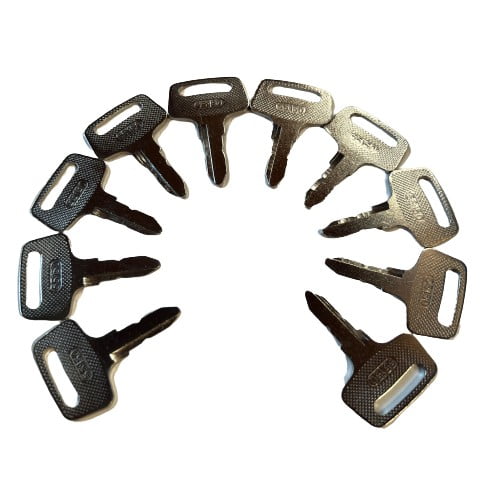 10 Pack 90# 55150 Keys For Kubota Mower Tractor Generator Ignition Key 37410-55150 F2260 BX2200
