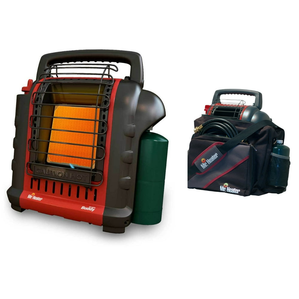 Mr. Heater F232000 Portable Buddy Heater with 9BX Portable Buddy Carry