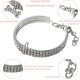 thumbnail image 2 of Uds. Collar para perro con diamantes de imitación de 20cm, Collar ajustable para mascota de cristal, 2 of 5