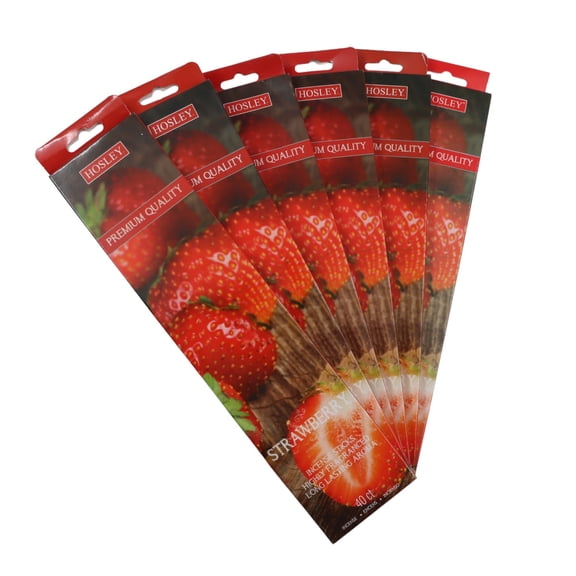 HOSLEY Specialty Aromatherapy Series Strawberry Incense Stick, Black, 240 Count