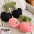 thumbnail image 4 of Charm Cherrys Pillow Plush Wool Blend Accent Cushion for Sofa Bedding Coquettes Home Decoration, 4 of 9
