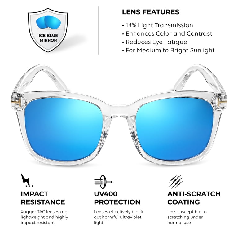 Square Polarized Mirrored Sunglasses for Women Colorful 80 display picture 2