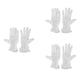 thumbnail image 1 of 3X Par Guantes de Conduccion Trabajo de Algodon Blanco Antideslizante Protector, 1 of 5