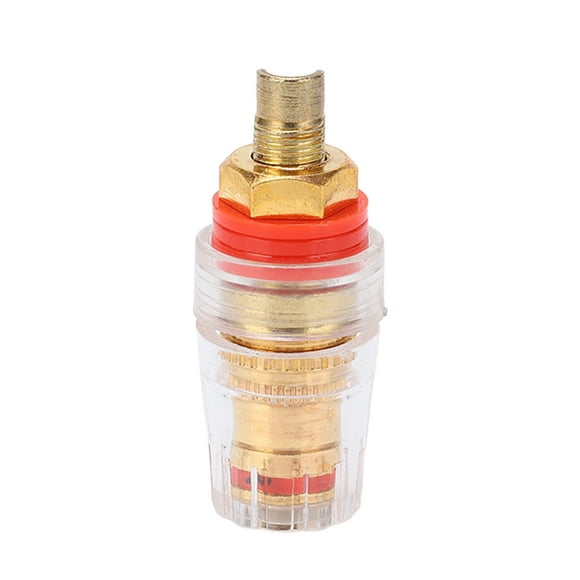 Electronic Parts, Strong Conductivity Long Service Life Small Compact Oxidation Resistance Banana Socket For Electronic Instruments For Industrial Equipment Red