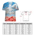 thumbnail image 2 of Summer Fruit Watermelon T Shirts Basic T-Shirt Short Sleeve Ladies Tee Shirt Summer Graphic Clothing, 2 of 6