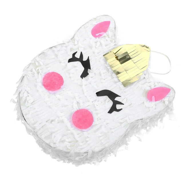 OUNONA Unicorn Pinata Party Plaything For Birthdays Fillable With Candy Safe Design Fun For Family Friends Gatherings