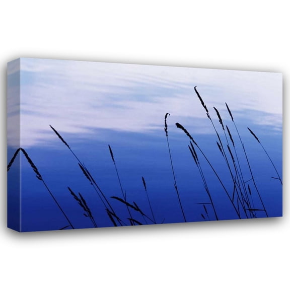 Bob Stefko 18x13 Gallery Wrapped Canvas Wall Art Titled - At Waters Edge I