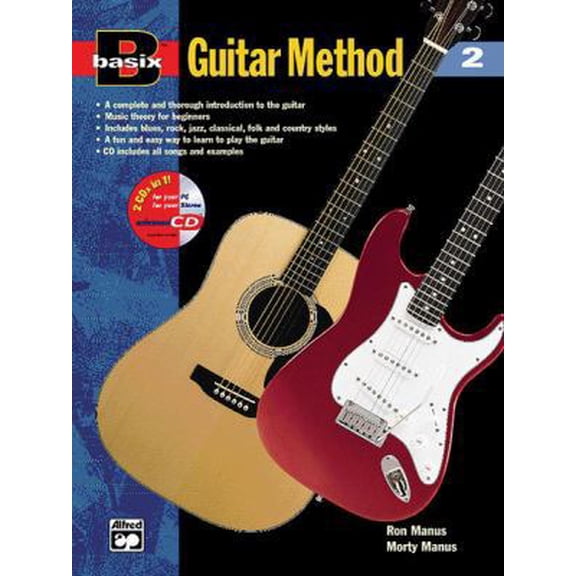 Pre-Owned Basix Guitar Method, Bk 2: Book & Online Audio [With CD] (Paperback) 0882847082 9780882847085